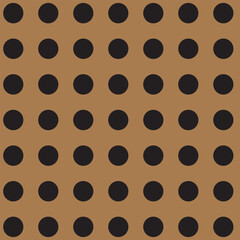 abstract black and brown dot pattern design