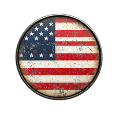 american flag on a white background