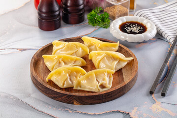 Japanese cuisine stuffed dumplings Gyoza