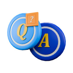 Blue Badge Letter A