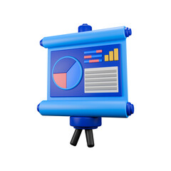 Blue Presentation Charts