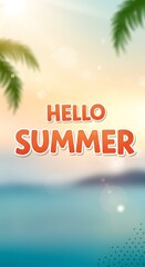 Obraz premium Sunset Summer Greetings