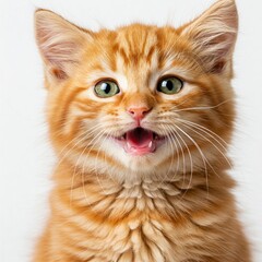 portrait of a red cat