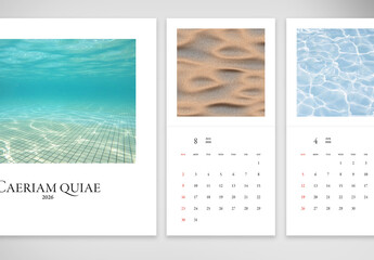 2026 Wall Calendar with Good Vibes