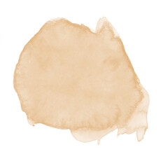 Coffee Stain on paper. Coffee or tea stains and traces - modern isolated clip art on white background. Splashes of cups, mugs and drops. Use this high quality set for your menu, bar, Cafe