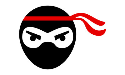 ninja vector logo illustration