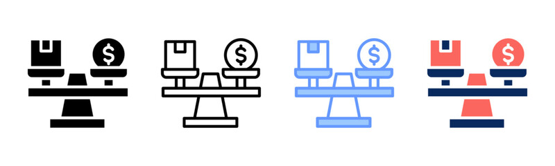 Equilibrium icon sheet multiple style collection