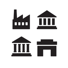 Landmark Building Silhouette Vector Design Bundle