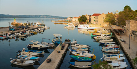 View of the town of Bol, island of Brač,Dalmatia
