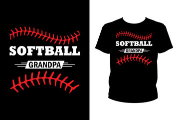 Softball grandpa Quotes svg, softball Svg, t-shirt design for prints, softball t-shirt design cut file