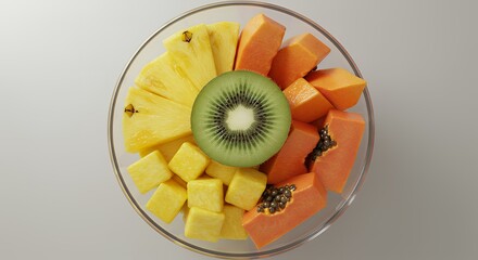 A vibrant set of studio-lit kiwi fruit images highlighting juicy textures, fresh slices, macro details, and artistic setups—ideal for food photography, ads, or realistic AI-generated visuals.