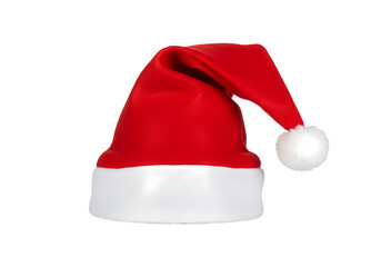 Santa Hat with LED Light Christmas Festive Hat Image isolated on white background