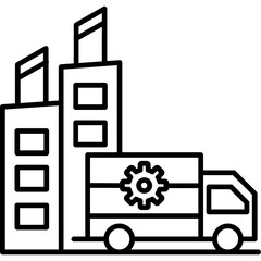 Supply Chain Management Icon