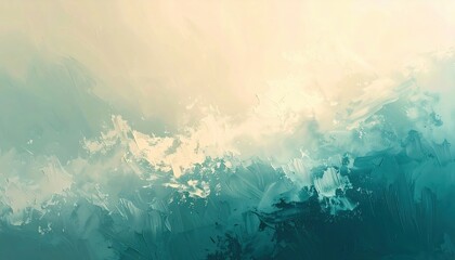 Calm ocean waves coastal beach abstract art serene atmosphere aerial view tranquility and nature