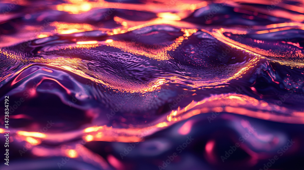 Poster vibrant 3d background displaying realistic 4k patterns from a side angle, creating a visually dynami