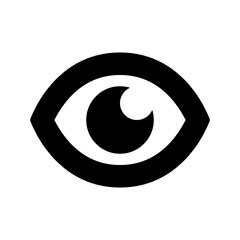Eye icon. sign for mobile concept and web design. vector illustration