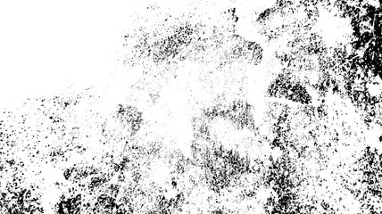 Abstract grunge black and white distressed wall texture background, Black and White Grunge Texture Background, Distressed Concrete Surface Texture, Isolated on transparent background, PNG	