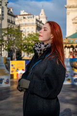 Ragazza nel centro storico di Marsiglia