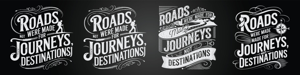 Obraz premium Hand-Drawn Blackboard Art with Paradise & Nature Inspired Graphics
