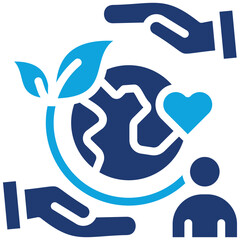 Naklejka premium Social Responsibility icon