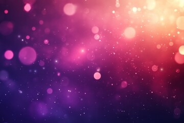 Abstract bokeh background of vibrant pink and orange, with a dark backdrop.  Many small, blurred circles of light create a glowing effect