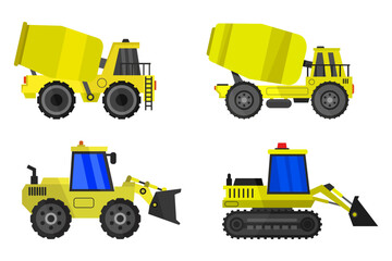 Means of transport for construction