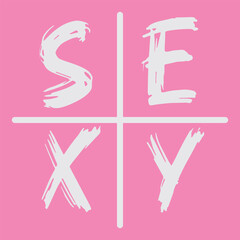 sexy slogan pinky typography graphic print , Abstract fashion drawing and creative design for t-shirts, mugs, graphic tee, sweatshirt, cases, etc. Illustration in modern style for clothes