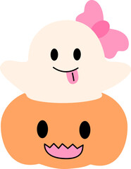 Cute Halloween Ghost illustration