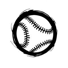 Illustration of baseball player 