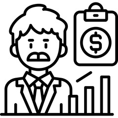 Dollar Symbol Icon Vector Element