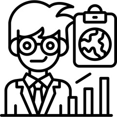Global Economic Icon Vector Element