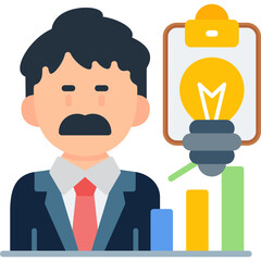 Consumer Research Icon Vector Element