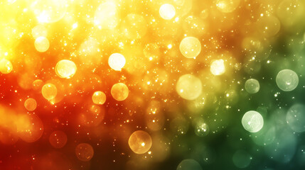Abstract bokeh background with warm, vibrant colors