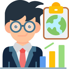 Global Economic Icon Vector Element
