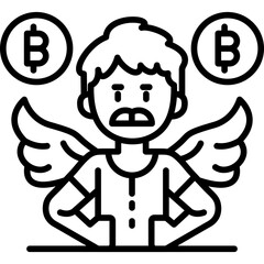 Angel Icon Vector Element