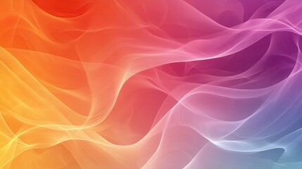 Abstract colorful flowing lines