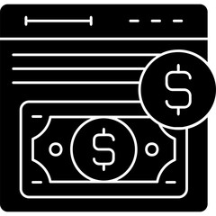 Cash Icon Vector Element