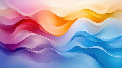 Obraz premium Abstract colorful wavy background