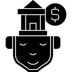 Bank Icon Vector Element