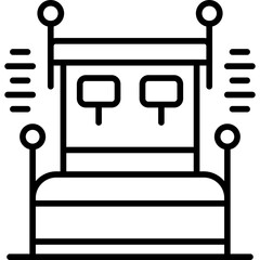 Bedroom Icon Vector Element