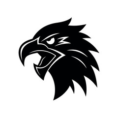 Angry Eagle Mascot Logo Vector Design