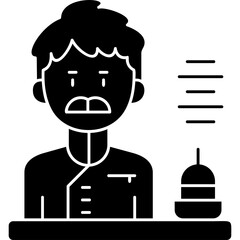 Room Service Icon Vector Element