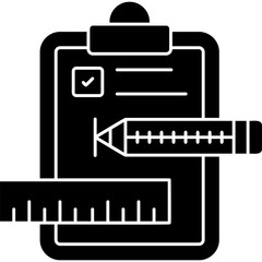 Fototapeta premium Clipboard Icon Vector Element