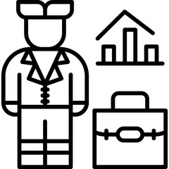 Businessman Icon Vector Element