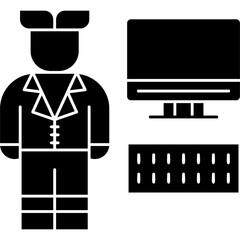 Programmer Icon Vector Element