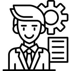 Management Icon Vector Element