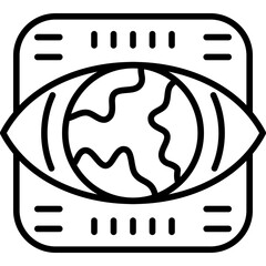 Worldwide Icon Vector Element