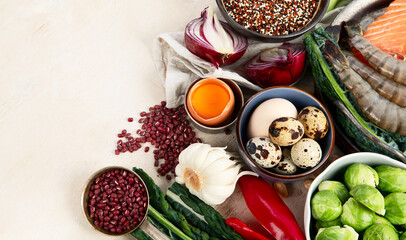 Diabetic measurement set, healthy food eating.