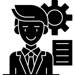 Management Icon Vector Element