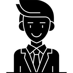 Businessman Icon Vector Element